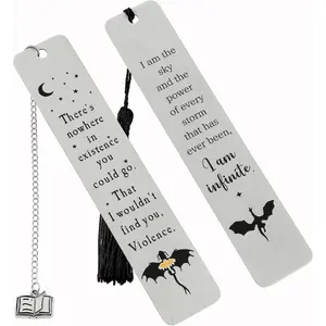 Dragon Bookmark, Retro Dragon Bookmark for Men, Page Marks Stainless Steel Bookmark,  Dragon Reading Tool Stationery (SQ0604+SQ0605)