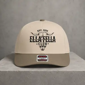 Ella Fellas embroidered baseball cap, E1a LangIey embroidered baseball cap, Choosing Texas Otto embroidered baseball cap, Danelion Otto baseball cap