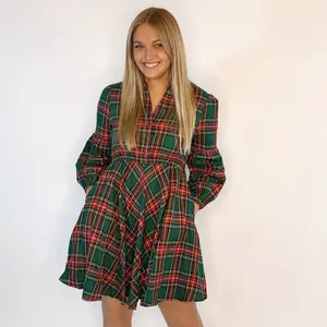 Holiday Plaid Dress