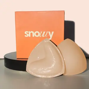 Snouuy Sticky Bra Inserts Reusable Waterproof Push Up Adhesive Bra Pads Instant Lift Boost Comfortable Fit Invisible Bra Accessories for Women Perfect for Backless Dresses Tank Tops Bikinis Summer Outfits and Bridal Wear Womenswear Elegance Clothes
