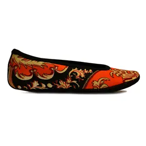 Nufoot Ballet Flats Gold Baroque