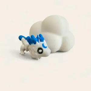 Baby Cloud Dragon - Articulated 3D Printed Dragon Figurine