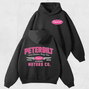 Peterbilt Pink Motors Co. Shirt for Women, Vintage 1939 Trucker Graphic Tee, Classic American Diesel Hauler Hoodie, Sweatshirt, T-shirt Retro Big Rig Outfit USA Gift