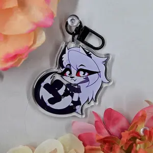 Hazbin Hotel Loona Helluva Boss keychain
