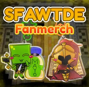 Searching For A World That Does Exist SFAWTDE Minecraft ARG Clear Acrylic Keychain, Cute, Durable, And Perfect For Bags, Keys, Or Gifts. Great For Daily Use Or As Thoughtful Little Gifts For Your Friends And Yourself.