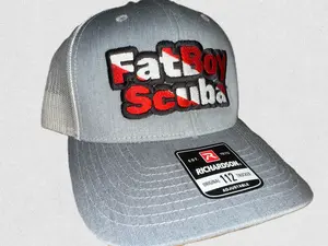 Gray FatBoy Scuba Trucker Hat – Classic Trucker Vibes with a Modern Edge