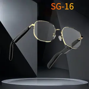 Smart glasses, polarized sunglasses with bluetooth speaker, music bluetooth sunglasses, smart sunglasses, open ear bluetooth sunglasses for men and women met filter light blue bluetooth-compatible creative sport smart glass gafas con ray Wearable