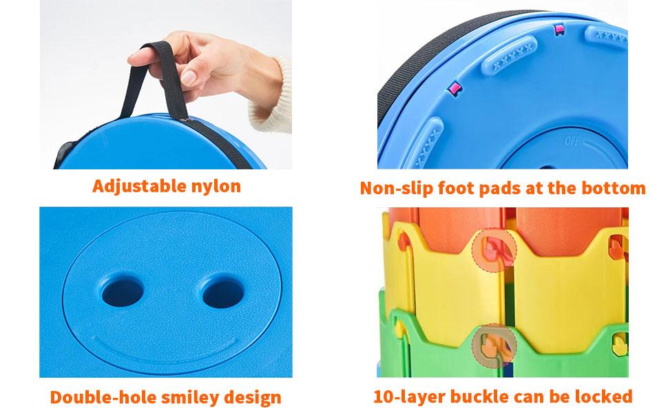 Upgraded Collapsible Stool,Portable Stools,Telescoping Stool, Max Load Capacity 450lbs,Suitable for Outdoor Picnic Camping Gardening Fishing Hiking BBQ Multi Purpose Foldable Practical Seating Solution Compact And Lightweight