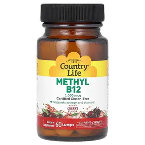Country Life Methyl B12, Cherry, 1,000 mcg, 60 Lozenges