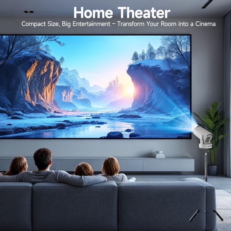 [US warehouse] Magcubic Android 14.0 HY300Pro+ Mini Projector 8K 4K Decode Built-in HiFi Speaker Dual WIFI6 290ANSI BT5.4 Native 1280*720P 0.8:1 Throw Ratio Allwinner H726 Home Cinema Smart Portable Upgraded HY300Pro
