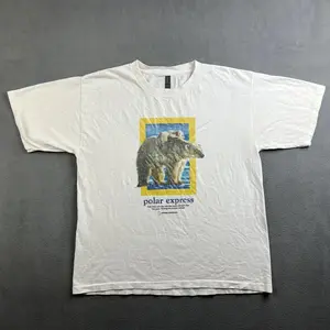 Gildan Men's and Women's T-shirt, National Geographic Polar Express Graphic Tee, Animal tee, Y2k Unisex Graphic Tees Gothic Grunge Emo Scene Amity Affliction Style Clothes Menswear Womenswear Streetwear