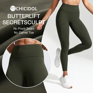 High-Waisted Yoga Pants for Women - Seamless Tummy Control fall Outfits& Butt Lifting Workout Leggings #Parati #GymWorkout #TikTokMadeMeBuyIt #outdoorfun#warmupforholiday#tiktokmademebuyit-1