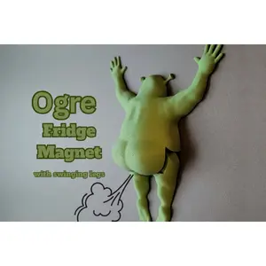 Ogre Fridge Magnet – Add Some Swampy Fun to Your Space 🟢🧲
