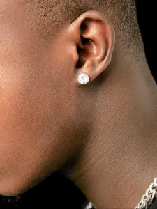 Simple Round Artificial Zirconia Earrings, Fashion Jewelry for Party, Daily Clothing Decor, Trendy All-match & Exquisite Jewelry for Birthday Gift