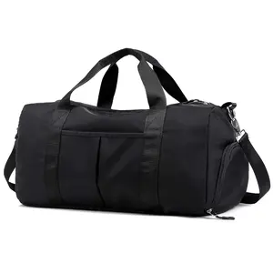 Small Gym Bag for Women and Men, Workout Bag for Sports and Weekend Getaway, Waterproof Dufflebag with Shoe and Wet Clothes Compartments