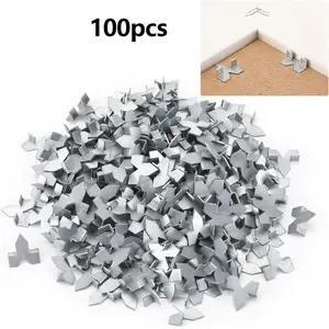 100pcs Glazier Points, Glazing Push Points for Picture Framing, Zinc-Finished Supplies, Glass Installation, Window Glazing, Cross-Stitch