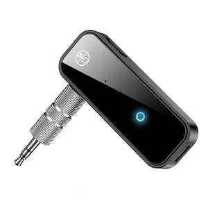 BT 5.3 Audio Receiver Transmitter, Hands-Free Call, 3.5mm Aux Jack, USB Dongle, Stereo Music Wireless Adapter for TV PC Car Kit Automotive