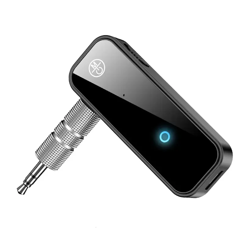 BT 5.3 Bluetooth Audio Receiver Transmitter, Hands-Free Call, 3.5mm Aux Jack, USB Dongle, Stereo Music Wireless Adapter for TV PC Car Kit Automotive