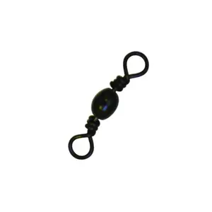 Eagle Claw Black Barrel Swivel sz5 12pk