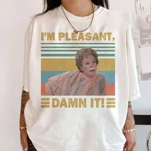 I Am Pleasant Damnn It Shirt, Fan Steel Magnolias Tshirt, Ouiser Boudreaux Tee, Tv Series Hoodie, 90s Movie Sweatshirt, Funny Meme Top, Unisex Sweater Pullover Tee