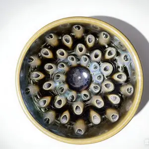 Celestial Eye Handcrafted Ceramic Tea cup – Artisanal Jianzhan