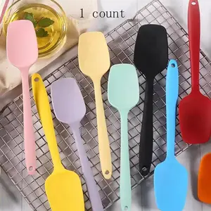 Silicone Spatula, 1 Count Non-stick Silicone Spatula, Multifunctional Kitchen Baking Utensils for Cake, Muffin, Cookie, Bread, Pastry, Kitchen Accessories
