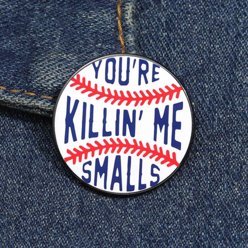 Baseball Design Brooch, Hat Pins, Durable Metal Pins, Softball Pins, Fashionable Letter Pattern Brooch for Women & Men, Enamel Pin Suitable for Backpacks, Jeans, Scarves, Hats Decoration, Accessories, Fashion Accessory, Alloy Brooch Pin