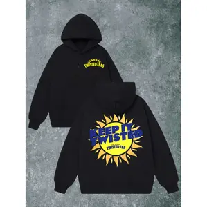 Twisted Tea Cotton Blend Hoodie For Men Stylish And Comfortable Long Sleeve Pullover For Autumn And Winter Fashion