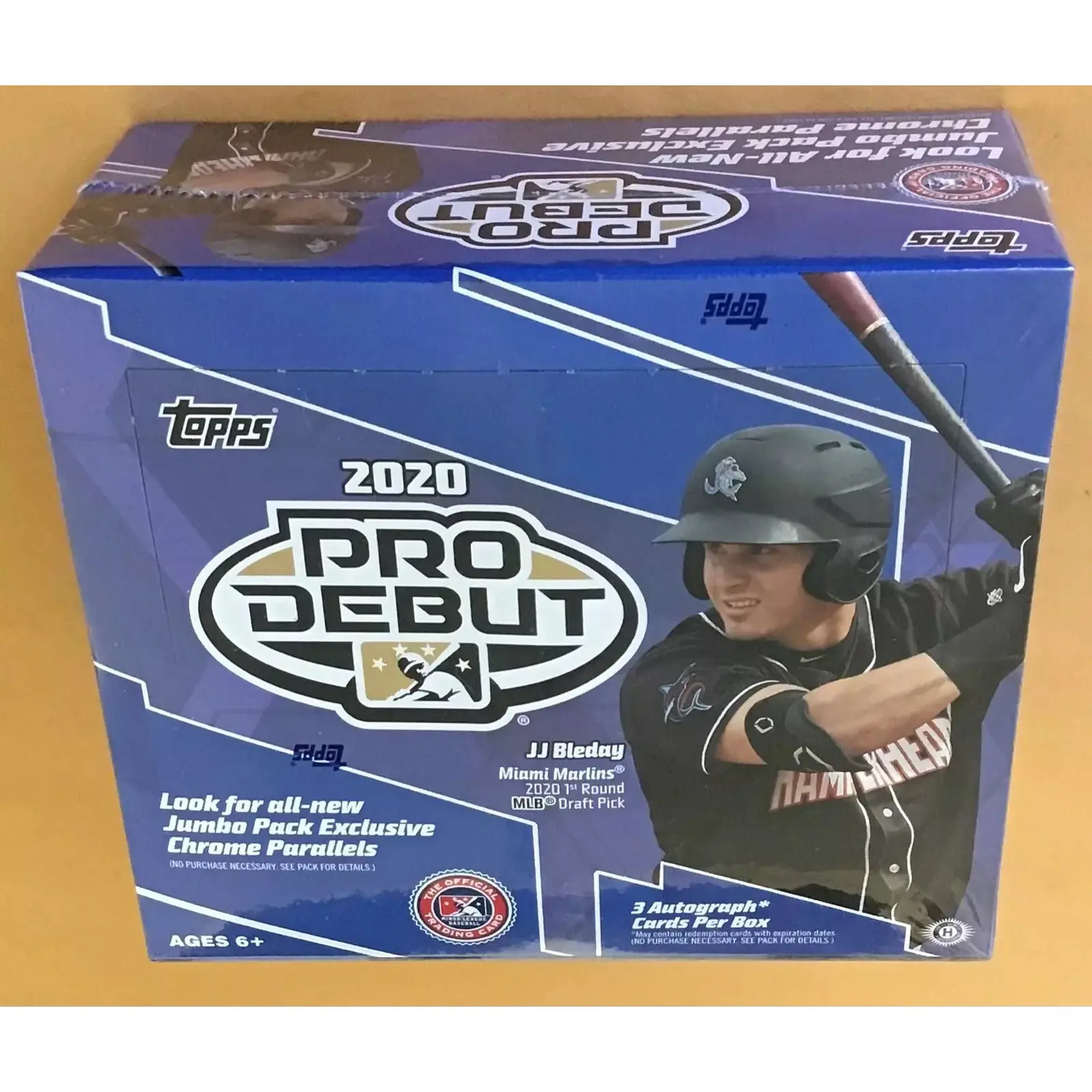 JUMBO 2020 Topps Pro Debut Baseball Jumbo Box Box (3 Auto)