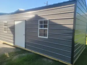 DANCO BUILDINGS 12 WIDE X 24 LONG EXTRA ECONOMY METAL GARDEN SHED PORTABLE STORAGE BUILDING