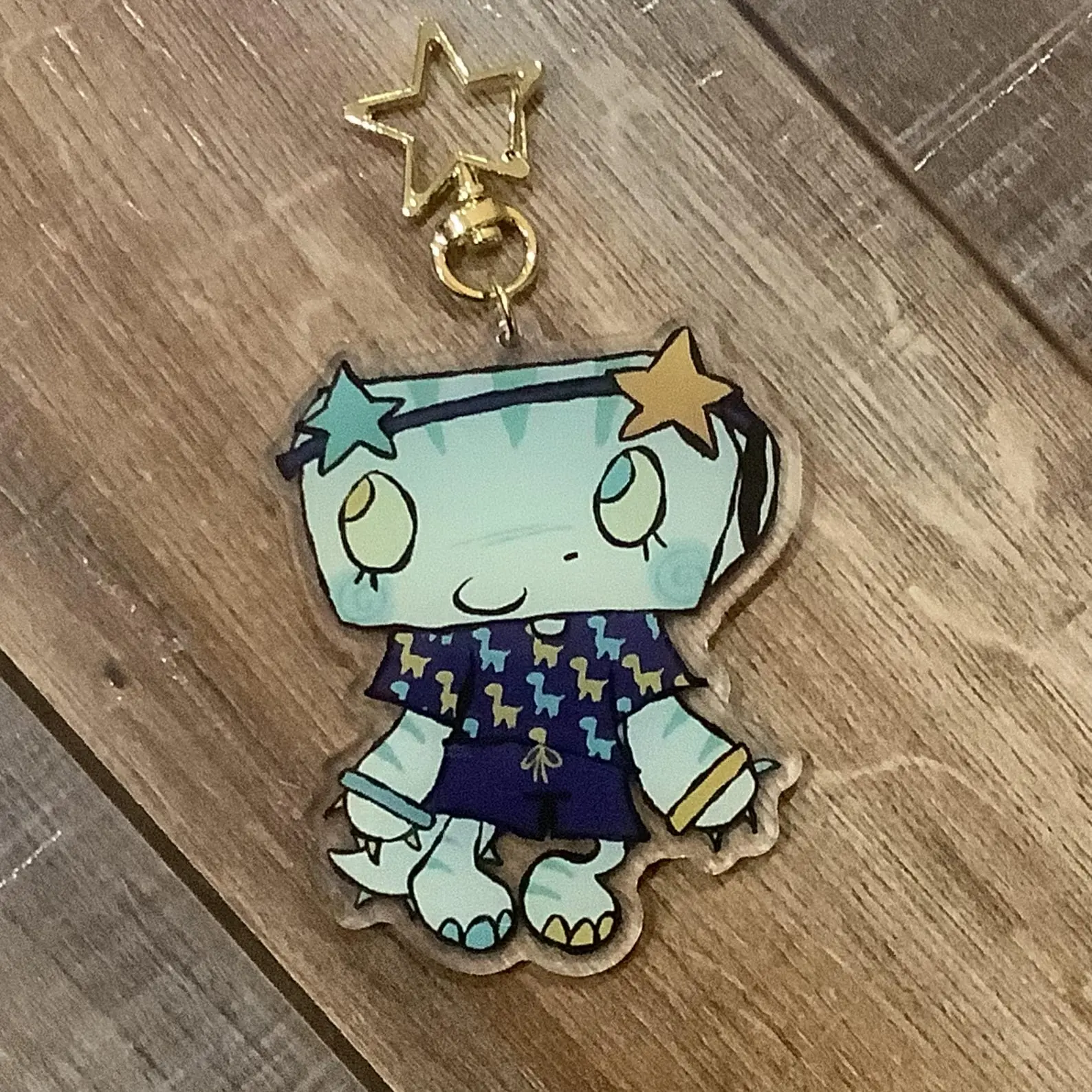 Star time Shelly Dandys World Roblox Keychain, Dandy World, Sparklestudios, Shelly Keychain Dandy World, Shelly Keychains, Daddys World Keychain Vee – Cool Accessory for Bags, Keys, or Backpacks