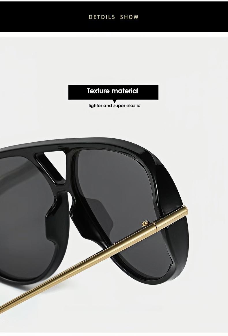 〖Summer Turn Up〗1 PCS New Fashionable Women's Glasses Unique Frame Design Stylish Dual Bridge Eyewear Tinted Lens Sunglasses