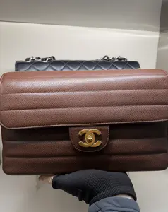 Pre-owned CHANEL Vintage Mademoiselle Handbags Brown