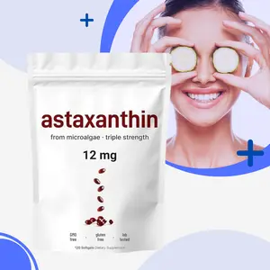 1 PACK Astaxanthin 120 Softgels 12mg - Supports Eye Health and Joint Health