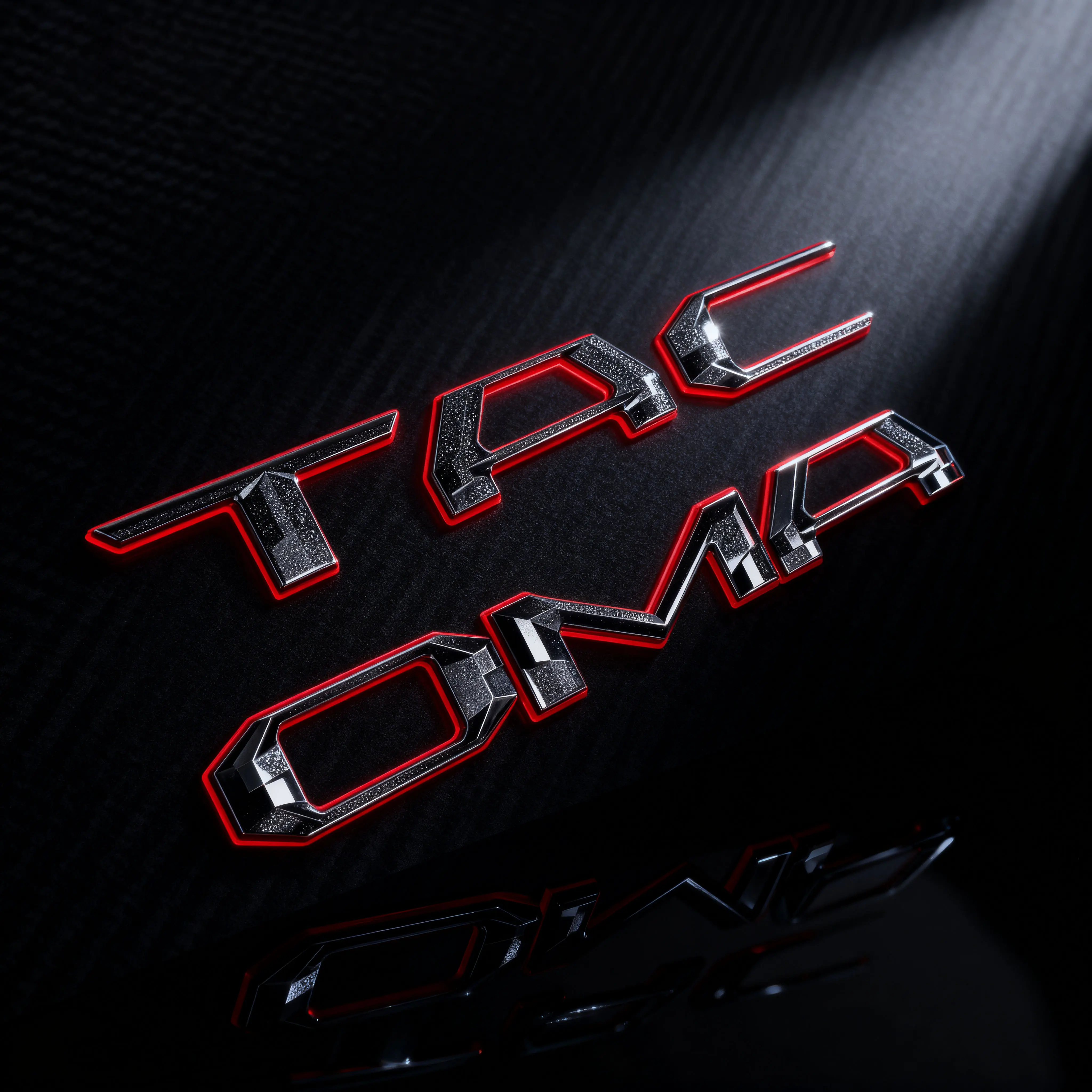 3D Gloss Black & Red Raised Tailgate Letter Inserts for 2016–2021 Toyota Tacoma – Premium OEM-Style Badge Upgrade, Fade-Resistant, No Drilling Required – Perfect for TRD, Off-Road & Truck Enthusiasts adhesive weatherproof
