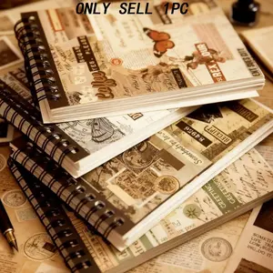 Vintage Sticker Paper, 1/2pcs Scrapbooking & Journal Making Material Paper, DIY Decorative Paper for Scrapbooking & Journal Making, Scrapbook Materials