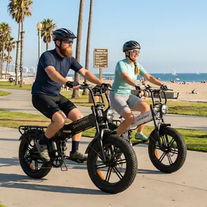 SAMEBIKE Adult Foldable Electric Bike, 1800W Peak Motor, 20"x4.0" Fat Tire Alloy Cast Rims Ebike, 48V 17Ah Battery 130KM Epic Range, Hydraulic Disc Brakes Commuter Bike (150kg Capacity)