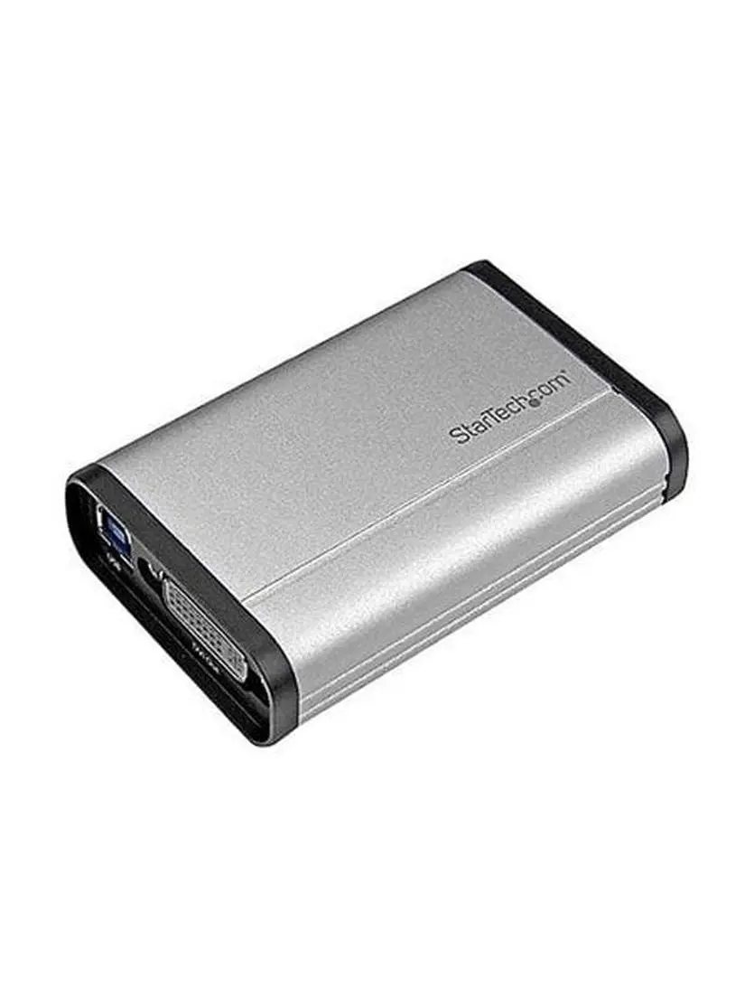 StarTech ST-USB32DVCAPRO Compact USB 3.0 DVI Video Recorder - 1080p, 60fps, wide screen support, DirectShow compatibility, H.264 encoding