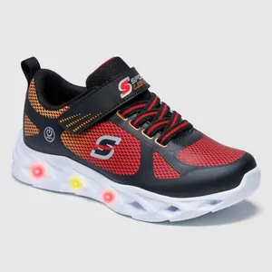 S Sport by Skechers Kids' Mason Light-Up Sneakers - Ombre Design with On/Off Button