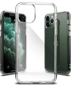 Clear Case for iPhone 11 Pro Max 6.5-Inch Non-Yellowing Shockproof Bumper Cover Anti-Scratch Protective Case Clear Back
