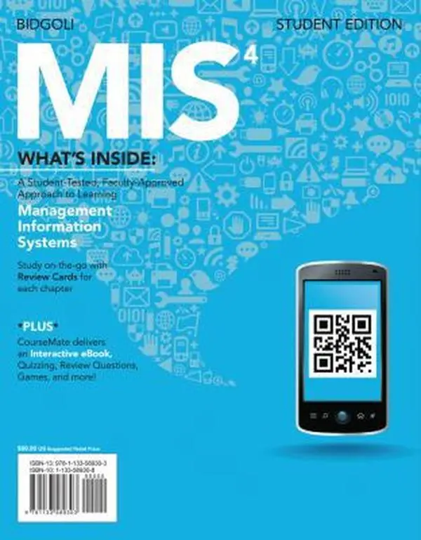 USED-MIS4 (with CourseMate Printed Access Card) (New, Engaging Titles from 4LTR Press) by Hossein Bidgoli (Paperback)