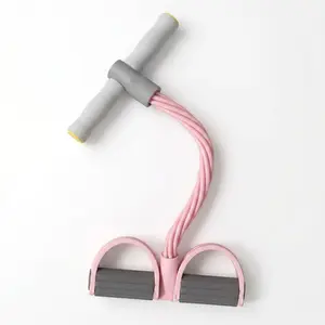 Multifunction 6-Tube Pedal Resistance Band, Natural Latex Yoga Pull Rope, Home Gym Equipment for Arm, Leg & Back Strength Training, Full Body Stretching & Core Toning. Workout Bands Workout Accessories