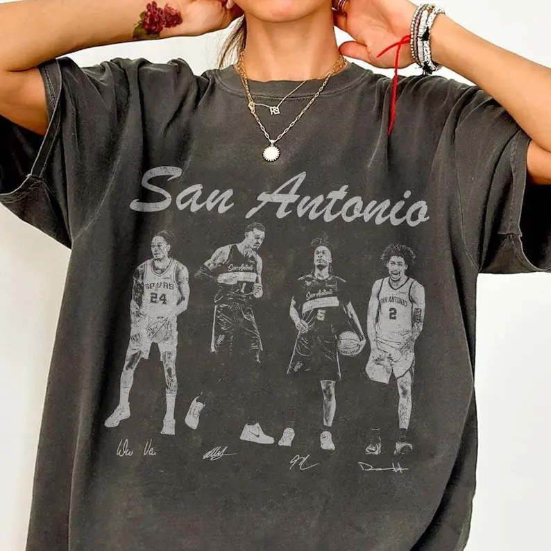 Vintage Wemby Dylan Harper Castle Graphic Tshirt, Baseball San Antonio Tee, HipHop Streetwear Style For Men and Womens