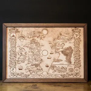 A Court of Thorns and Roses Map Poster Print Home Decor Wall Art Photo Artwork Decoration Artistic Matte Thick Paper 175 gsm Fine Art Indoor Use