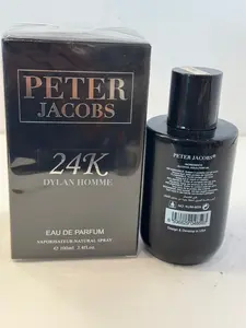 Peter Jacobs 24K DYLAN Homme 3.4 oz / 100 ML Eau de Parfum for Men Regular Edition Sealed Box