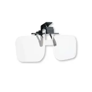 Carson Clip and Flip 2x Clip On Magnifying Glass Lenses, Handsfree Wearable Magnifier (OD-14)