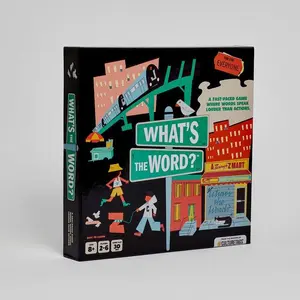 What's The Word?™ - Fast-Paced Scrabble & Trouble Game for Game Nights and Casual Get-Togethers Fun Brain Teaser for 2-6 Players Engaging Race Around the Board Ideal for All Occasions