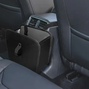 Car Trash Can Foldable Collapsible Hanging 2 Gallons Leakproof Garbage Bags for Car Seat Interior Accessories Essentials BFXM-AGB-S1 Waterproof & Durable