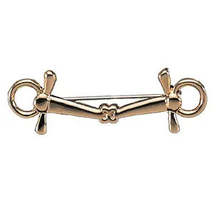246108 Exselle Full Cheek Snaffle Bit Stock Pin - Gold