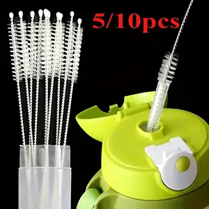 Cleaning brush set, soft bristle bottle and straw brush, cordless handle kitchenware, Cleaner